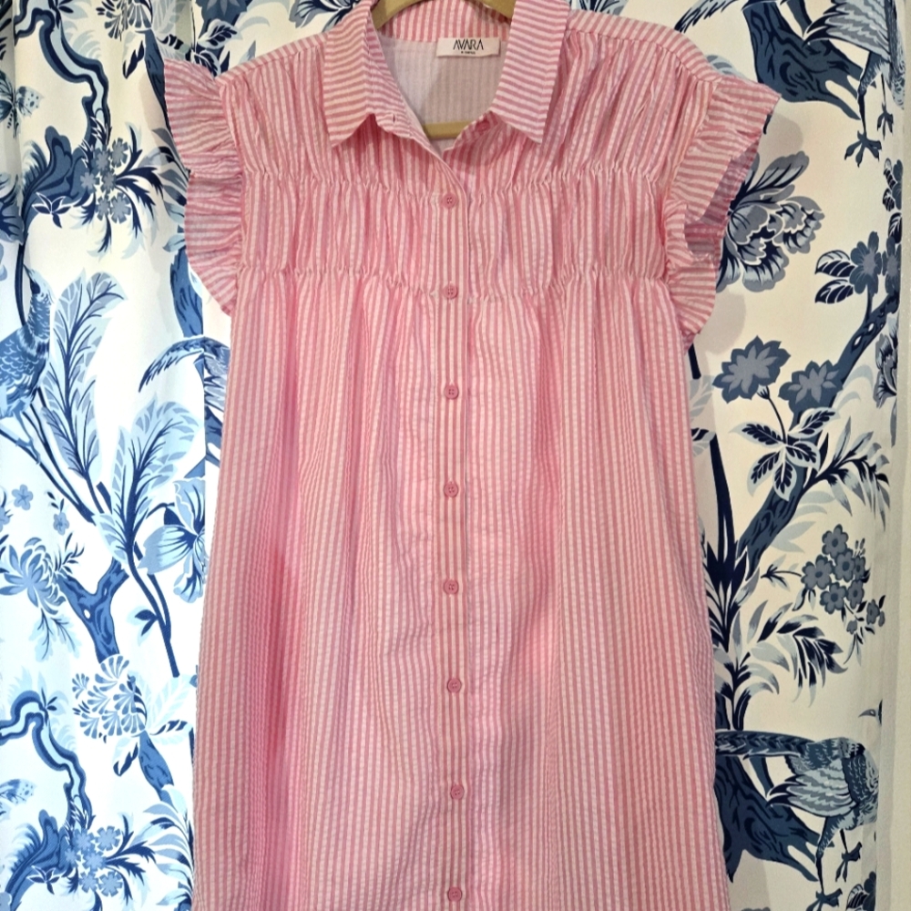 Avara Pink Striped Dress